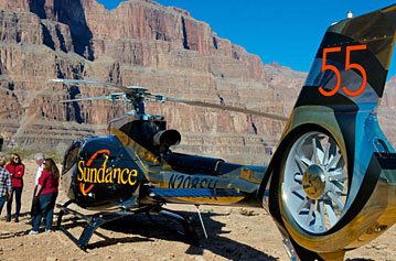 Helikoptertur till Grand Canyona