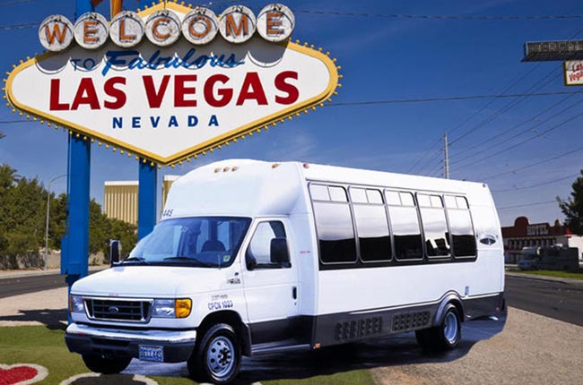 Las Vegas flygplatsstransfer minibuss