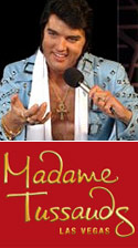 Elvis Presley at Madame Tussauds in Las Vegas.